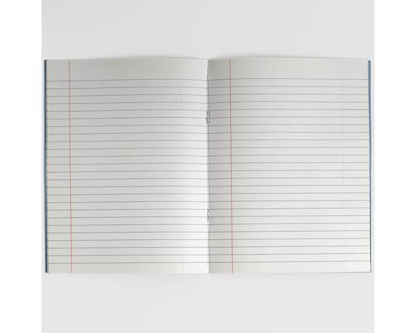 Rhino Exercise Book, 9 x 7 Inches, 48 page, 8mm ruled lines with margin, Dark Green Cover (Pack of 10)