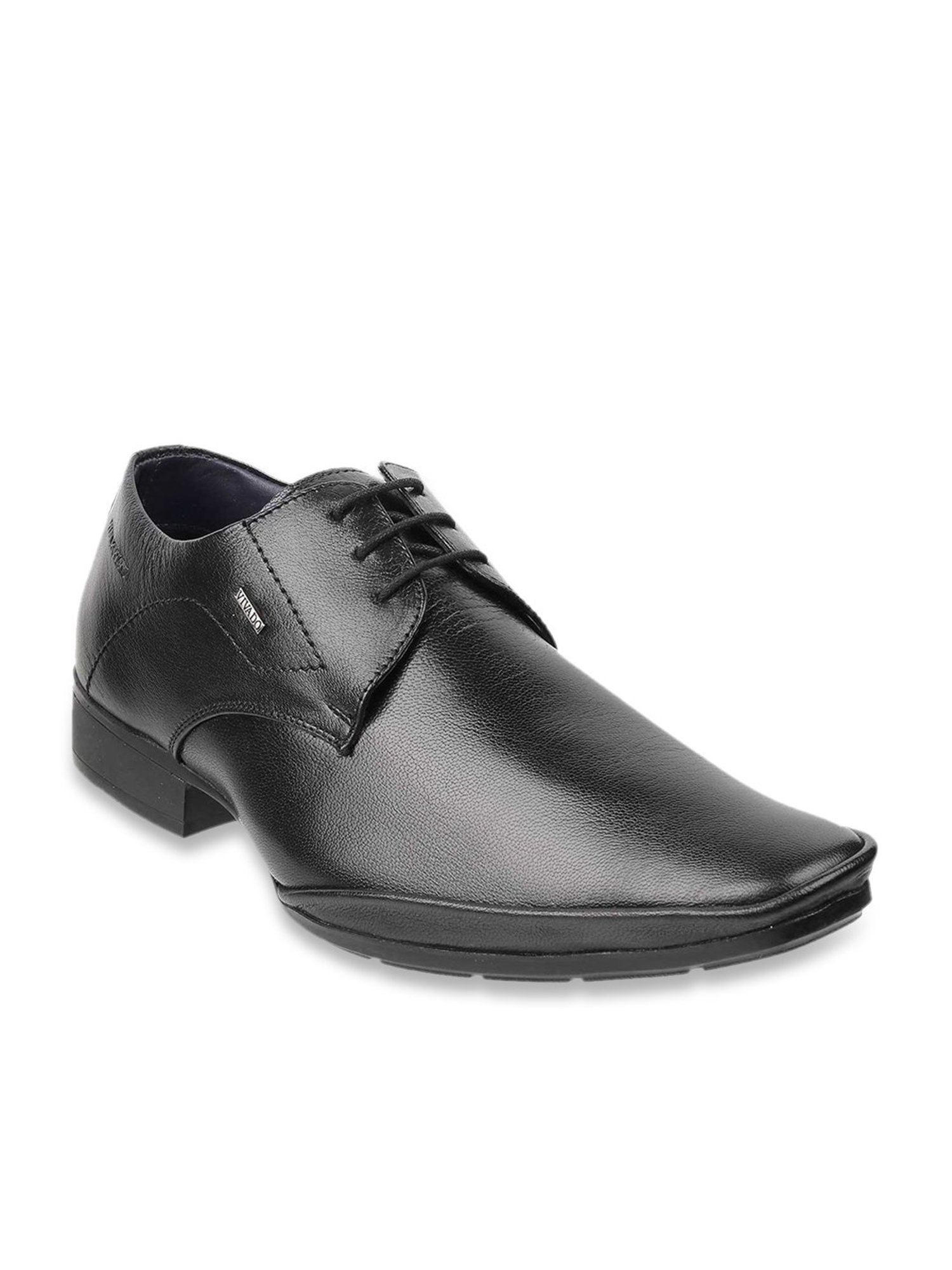 Vivado by Walkway Men's Black Derby Shoes