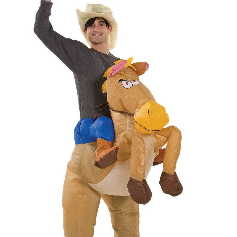 Adult Inflatable Riding Horse Costume