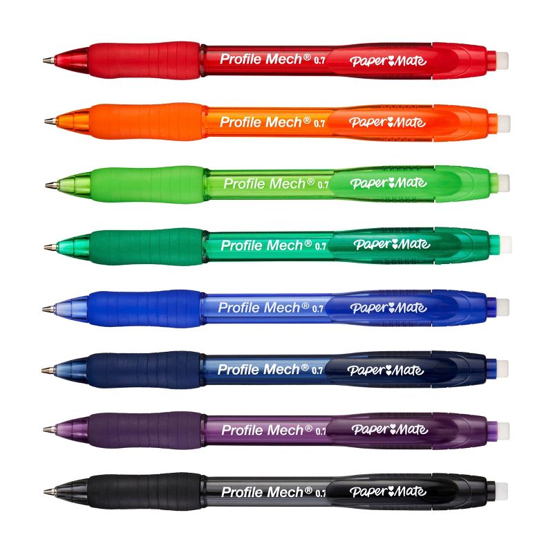 Paper Mate 8pk  Profile Comfort Grip #2 Mechanical Pencils
