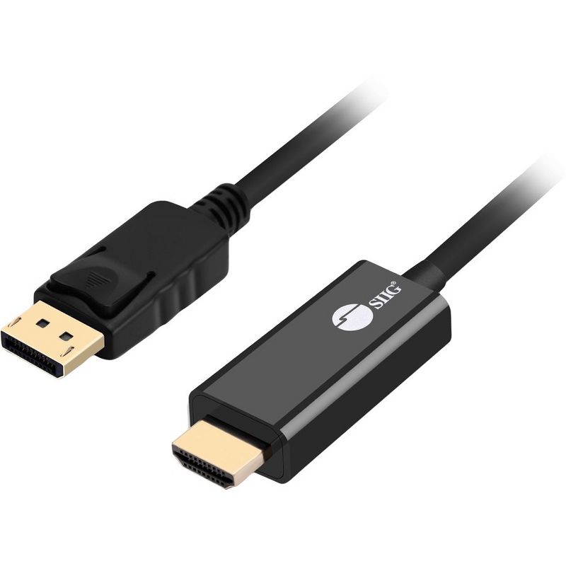 SIIG DisplayPort 1.2 to HDMI 10ft Cable 4K/30Hz