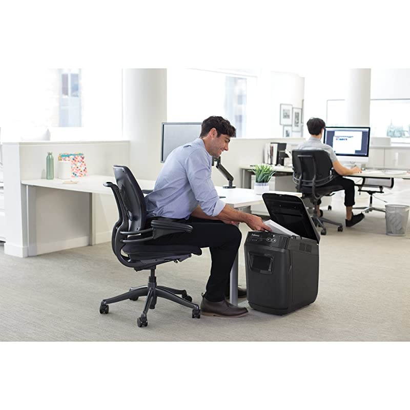 AutoMax 150C 150-Sheet Cross-Cut Auto Feed Shredder with Jam Protection for Hands-Free Shredding (4680001), Black