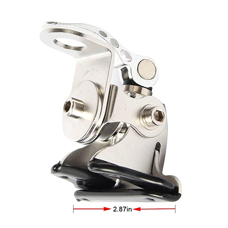 Car Antenna Mount Stainless Steel Car Clip Mount Trunk Lid Hatchback Mount Bracket Adjustable Angle  TC7 for Mobile Vehicle Car Ham Radio Antenna