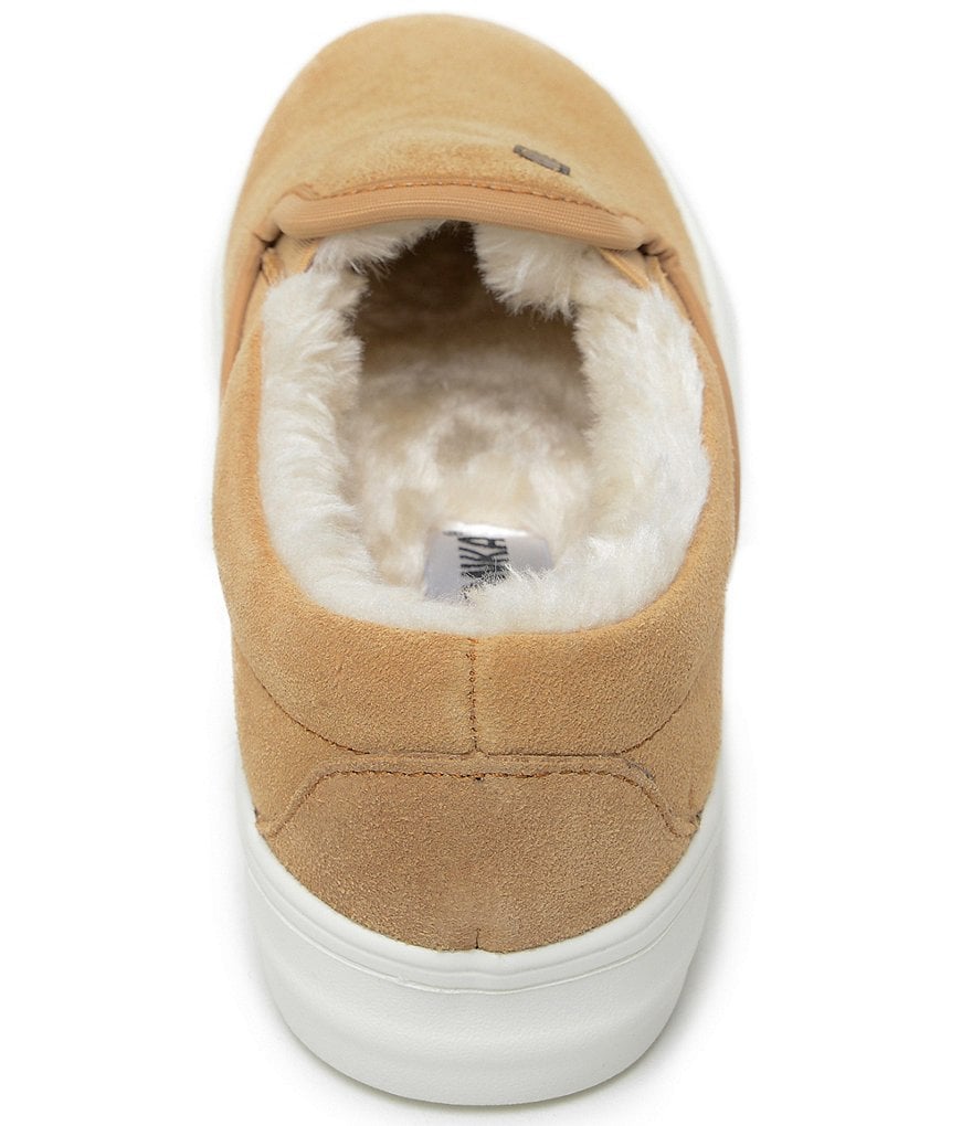 Minnetonka Women's Wilder Faux Fur Trim Sneakers