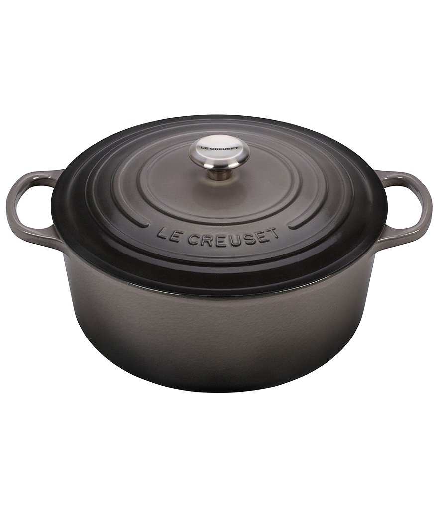 Le Creuset 9-Quart Signature Round Dutch Oven with Stainless Steel Handle