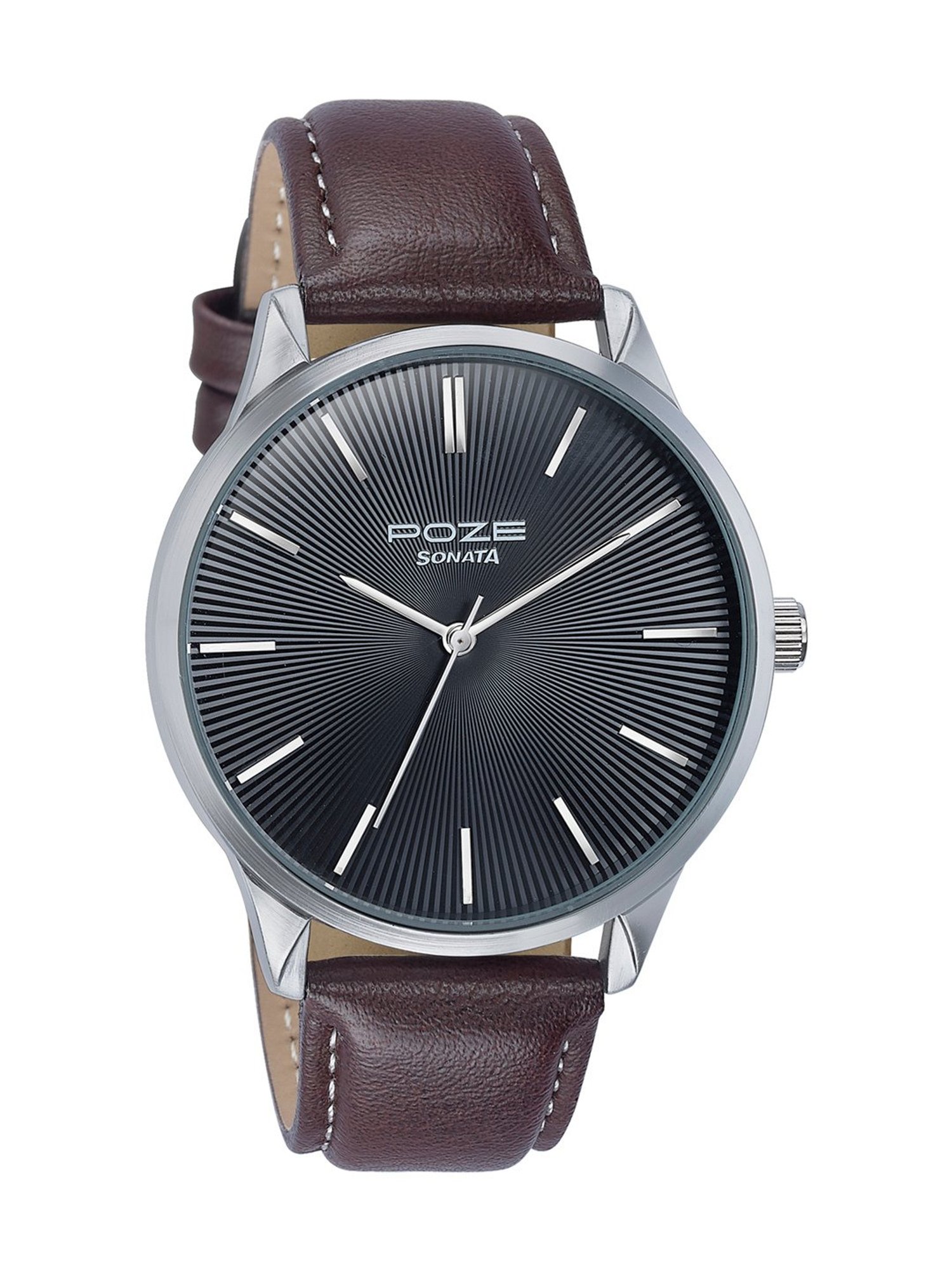 Sonata Poze 3.0 SP70046SL01W Analog Watch for Men