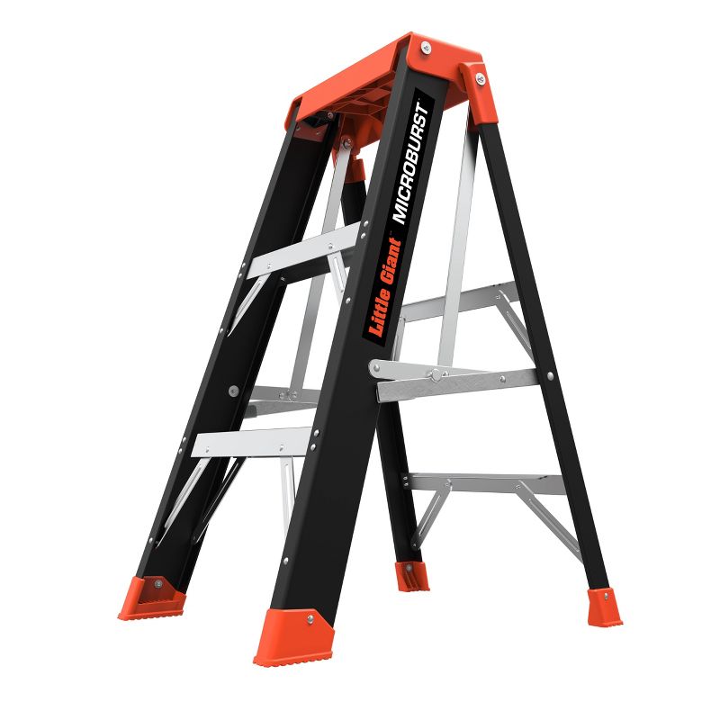 Little Giant Ladder Systems 375 lb ANSI Type IAA fiberglass Stepstool Black