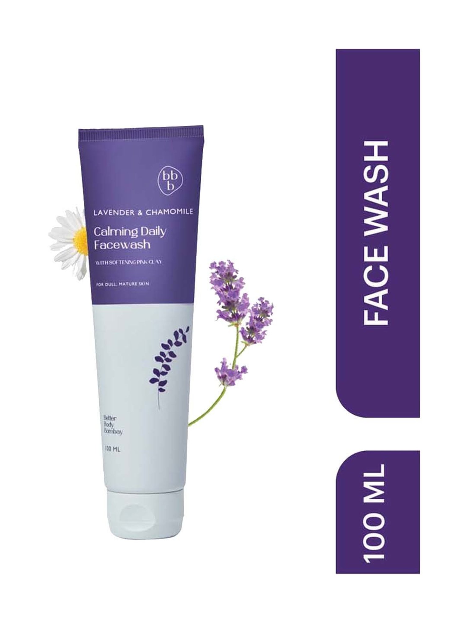 bbb Better Body Bombay Lavender & Chamomile Calming Daily Face Wash - 100 ml