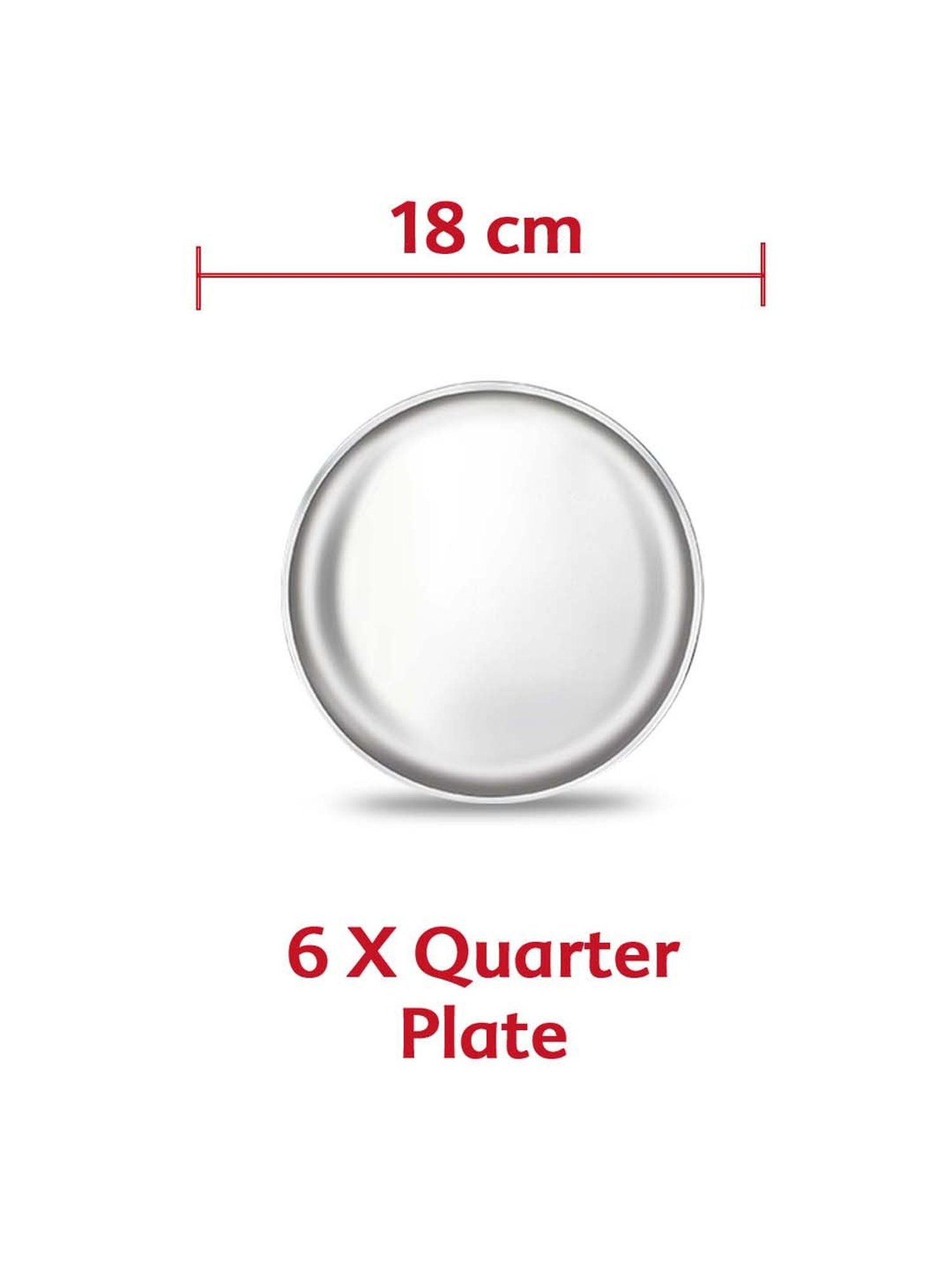 JUDGE Silver Stainless Steel Dinner Set