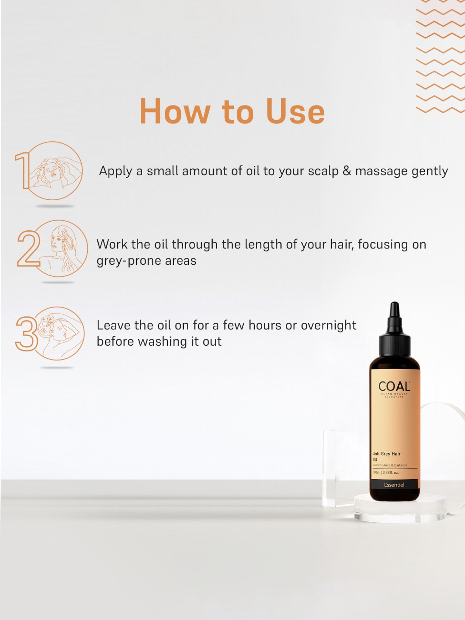 COAL Clean Beauty Anti-Grey Hair Oil - 100 ml