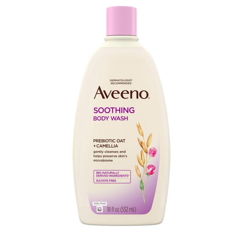 Aveeno Soothing Body Wash Pre-Biotic Oat + Camellia - 18 fl oz