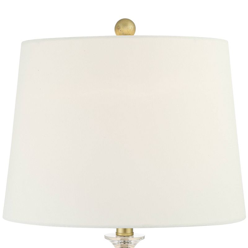 360 Lighting Solange Gold and Stacked Crystal Table Lamps Set of 2