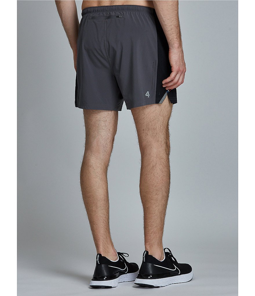 Roundtree & Yorke Active Waist 9#double; Inseam Performance Shorts