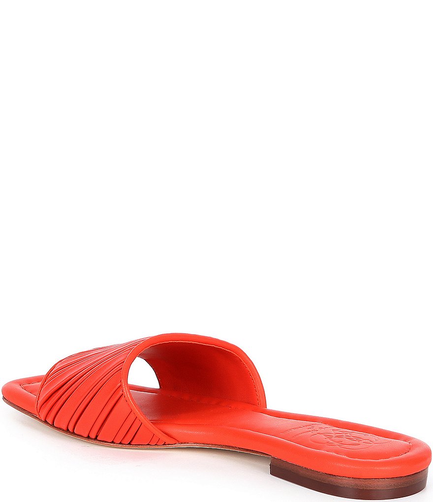 Antonio Melani x Kimberly Whitman Magnolia Pleated Leather Dress Flats