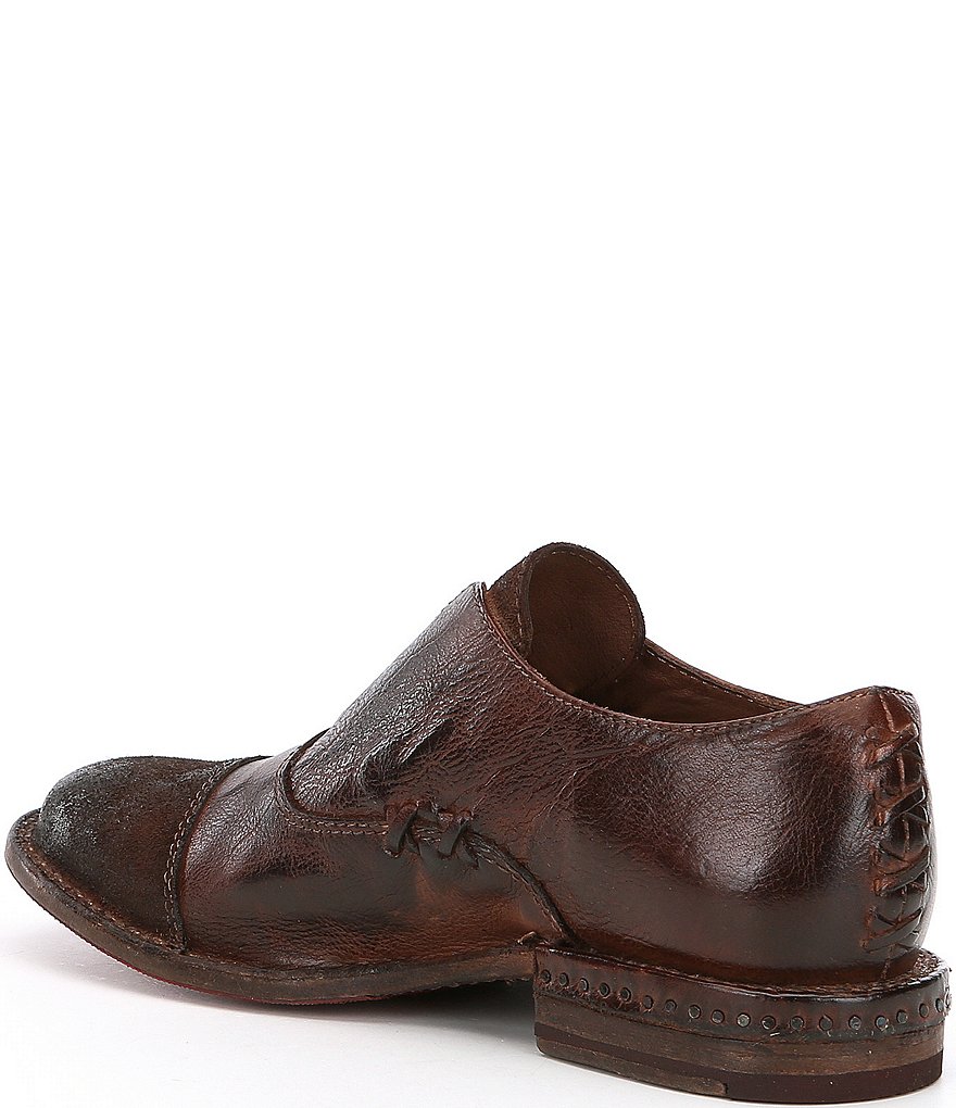 Bed Stu Rose Leather Slip-On Oxfords