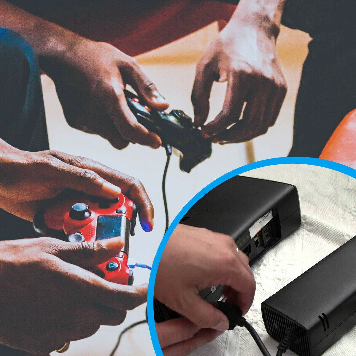 AC Power Supply Charger Adapter Cable Cord for   Slim Console