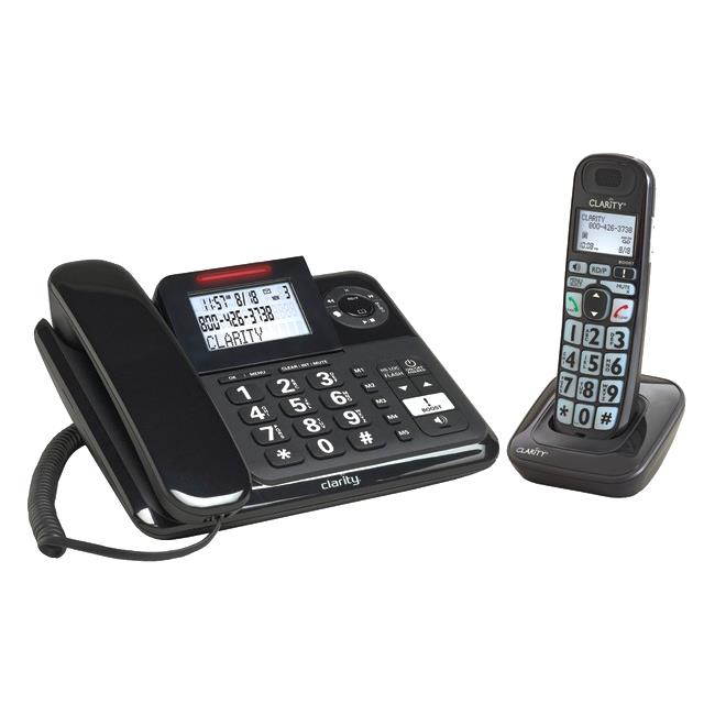 Clarity 53727.000 E814CC Moderate Hearing Loss Corded and Cordless Phone Combo