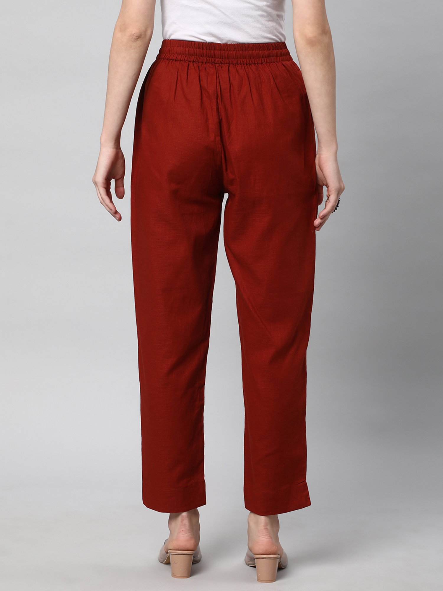 Kami Kubi Rust Linen Pants