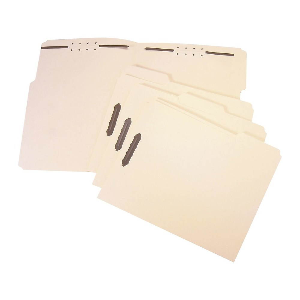 MyOfficeInnovations Reinforced Fastener Folder Legal Size Manila 50/Box 831057