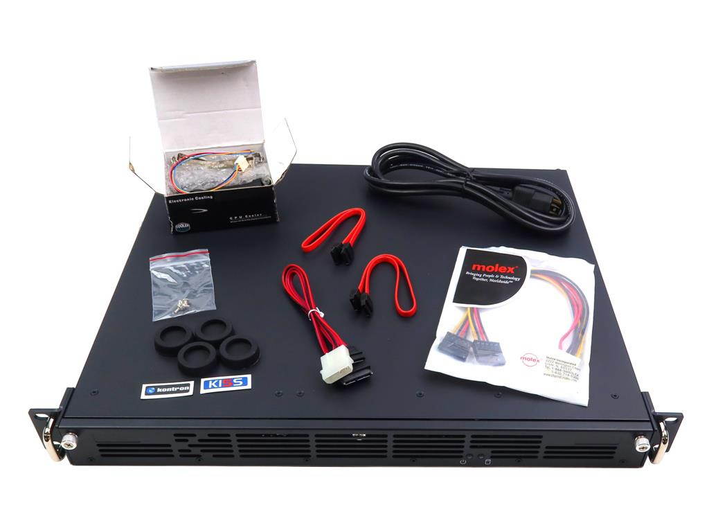 KRS-1101-KTGM45-D Kontron Configurable Kiss 1U Short Industrial Silent Server US Silent Server Barebones
