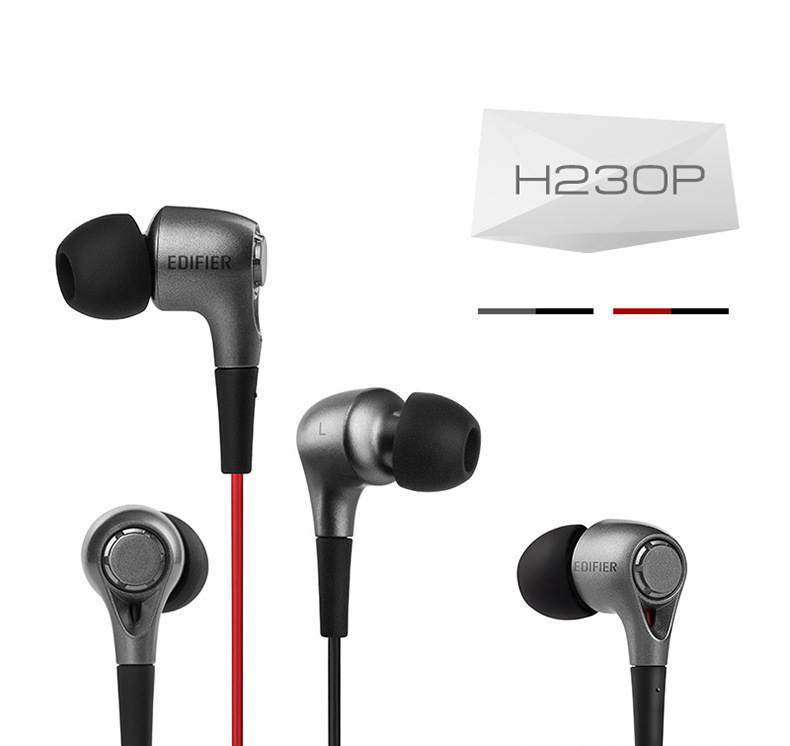 Headphones 230P 20-20001Hz bass Noise Isolation Headsets for Laptop, Mac, iPhone and Most Android Phones Red and Black RJ-H230P-R