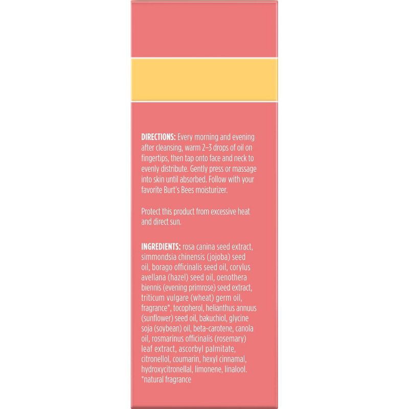 Burt's Bees Complete Nourishment Facial Oil - 0.51 fl oz