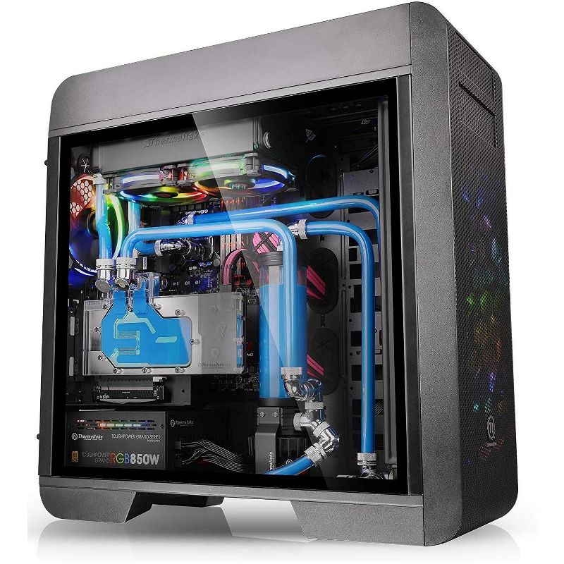 Fractal Design Node 202 Computer Case - Black - 2 x Bay - 1 x 450 W - Power Supply Installed - Mini ITX Motherboard Supported - 7.72 lb