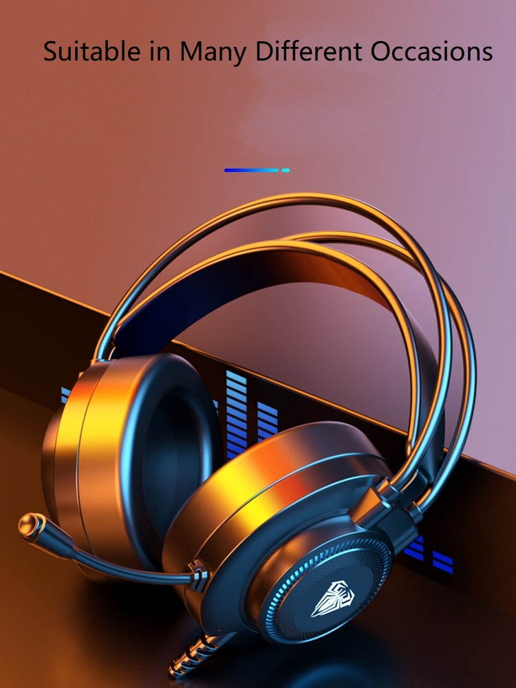 AULA F3010 Ergonomic Design Mechanical Feeling Gaming Keyboard  with Cool Backlit, 2400DPI Macro  Mouse and Gaming Headset Combo for Gaming and Office, 26 Non-conflicting Keys