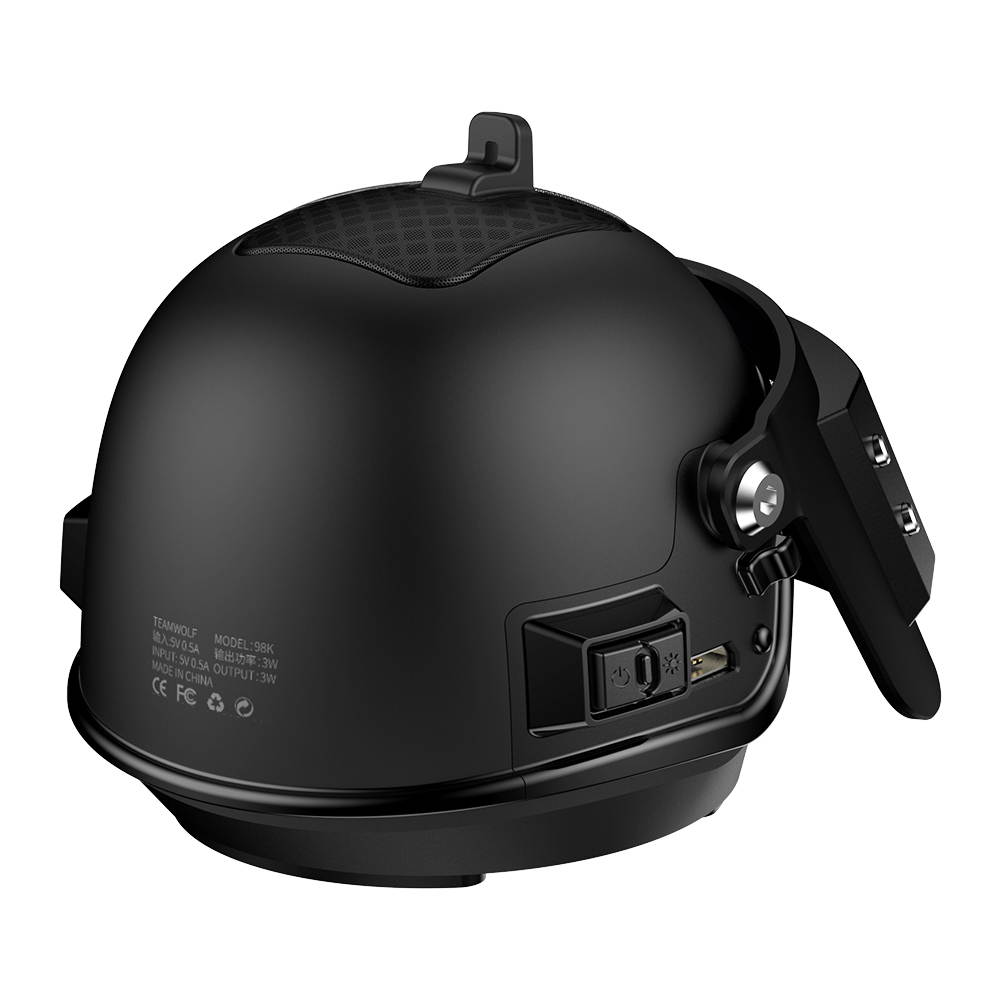 KA340 5Way Powered Rechargeable LED Camping Lantern Emergency AMFMSW NOAA Weather Alert Radio with Bluetooth Flashlight 5V USB Mobile Phone Charger MP3 Player Siren Gold