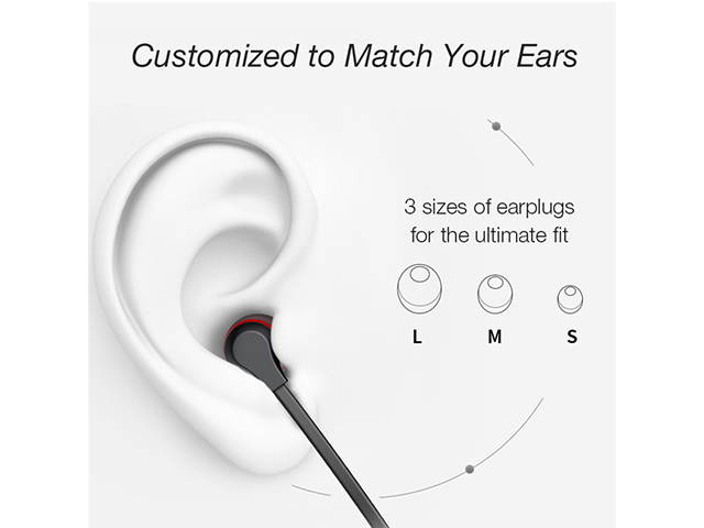 AutofeelSunriseoffice HD Sound Wireless Headphone Bluetooth Earphones Sports Magnetic Bass Neckband Sweatproof In Ear Phones Stereo Headset For Phone iPhone Xiaomi Samsung Oppo
