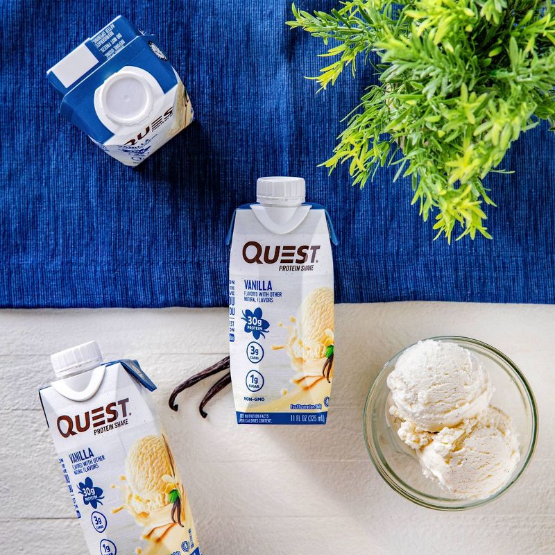 Quest Ready To Drink Protein Shake - Vanilla - 44 fl oz/4ct