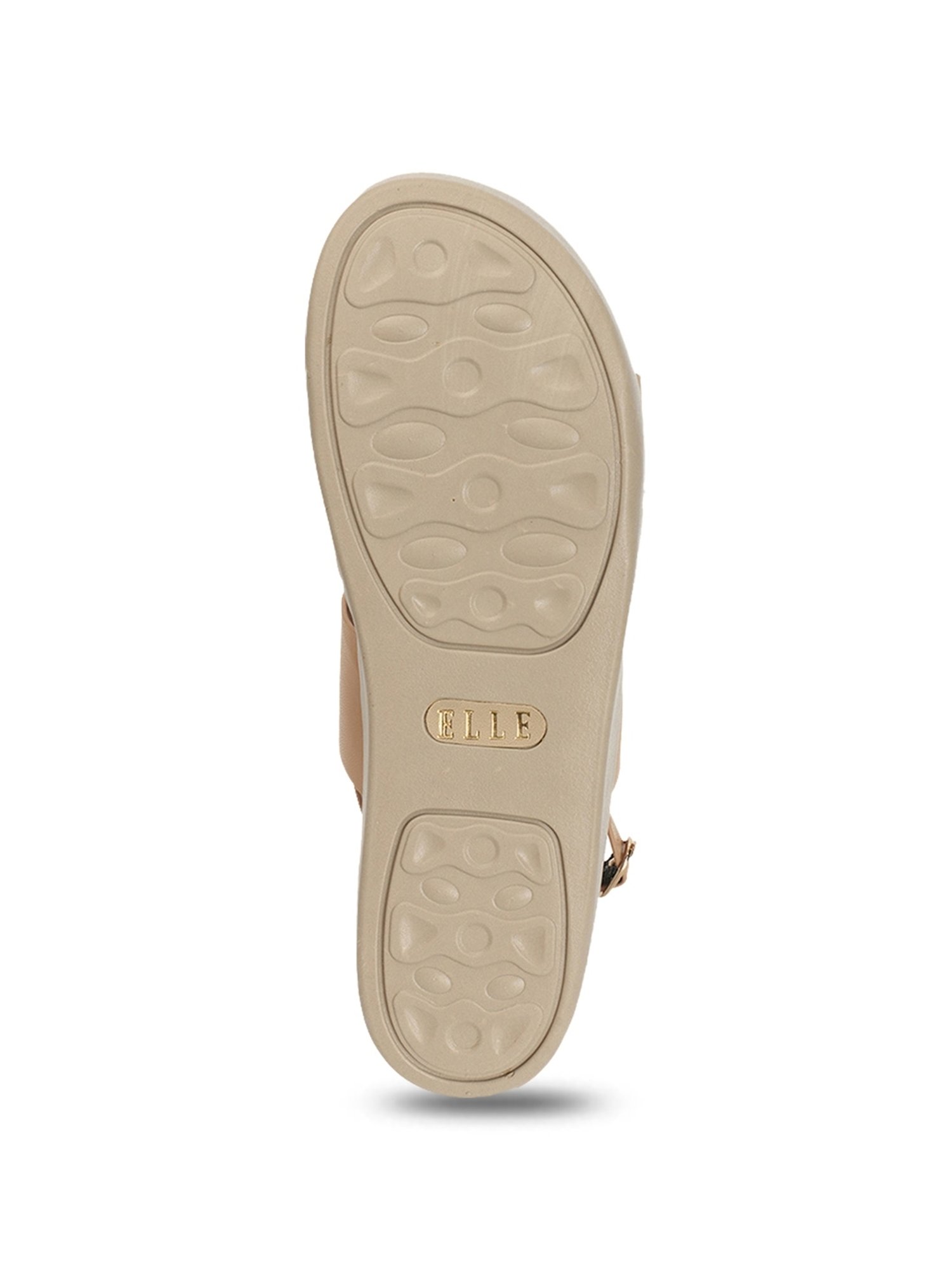 Elle Women's Beige Back Strap Sandals