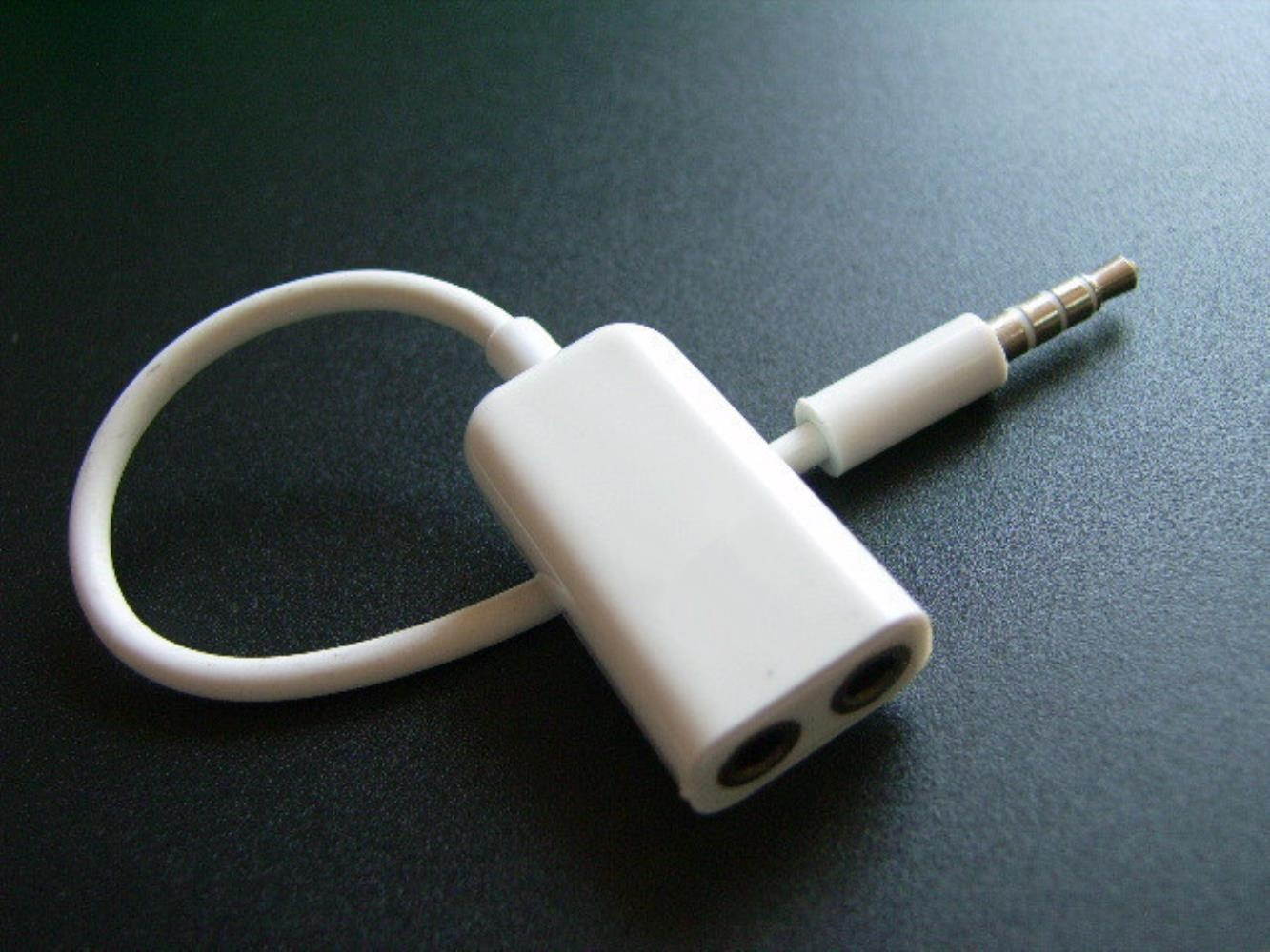 3.5mm Jack 1 In 2 Out Splitter Earphone Aux Cable Headphones Mobile Phone Headset One In Two Couples for Audio Line