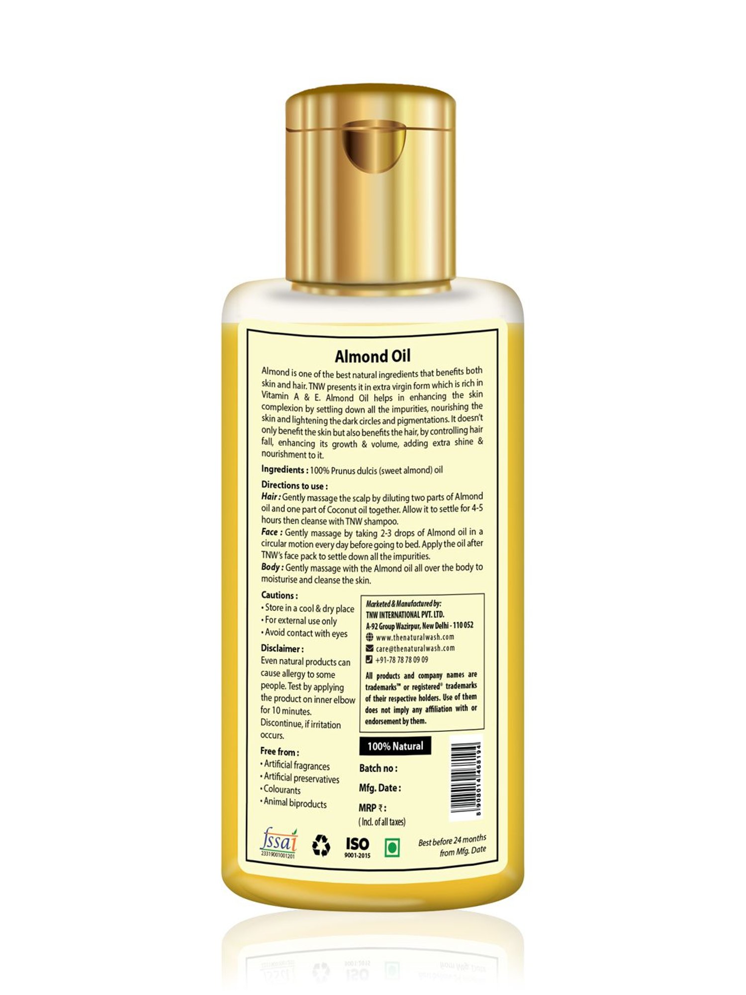 Cosmetofood Skinergy Bhring Amla Oil - 200 ml