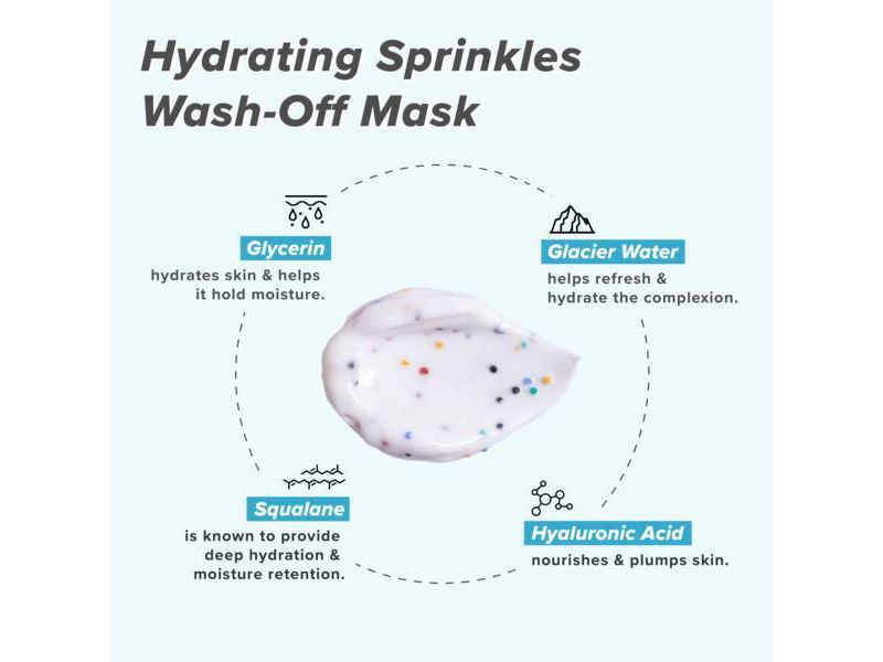 I DEW CARE Cake My Day Hydrating Sprinkle Wash-Off Mask - 3.52oz