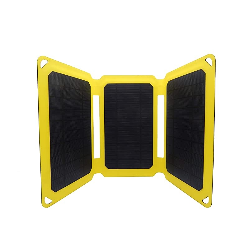 15W Solar Charger Portable Solar Panel with USB for Cell Phones, Tablets for Backpacking, Camping, Hiking and More