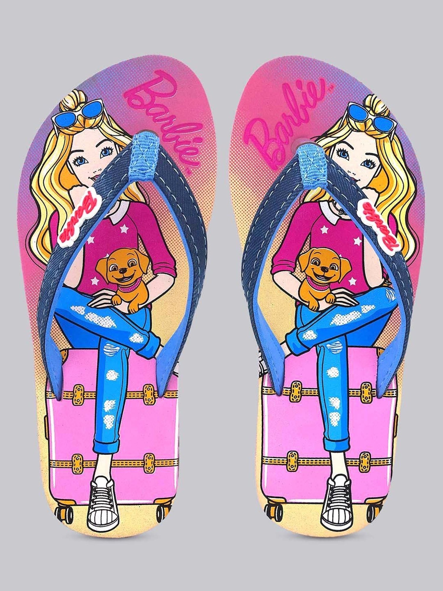 Passion Petals Kids Pink Sling Back Clogs