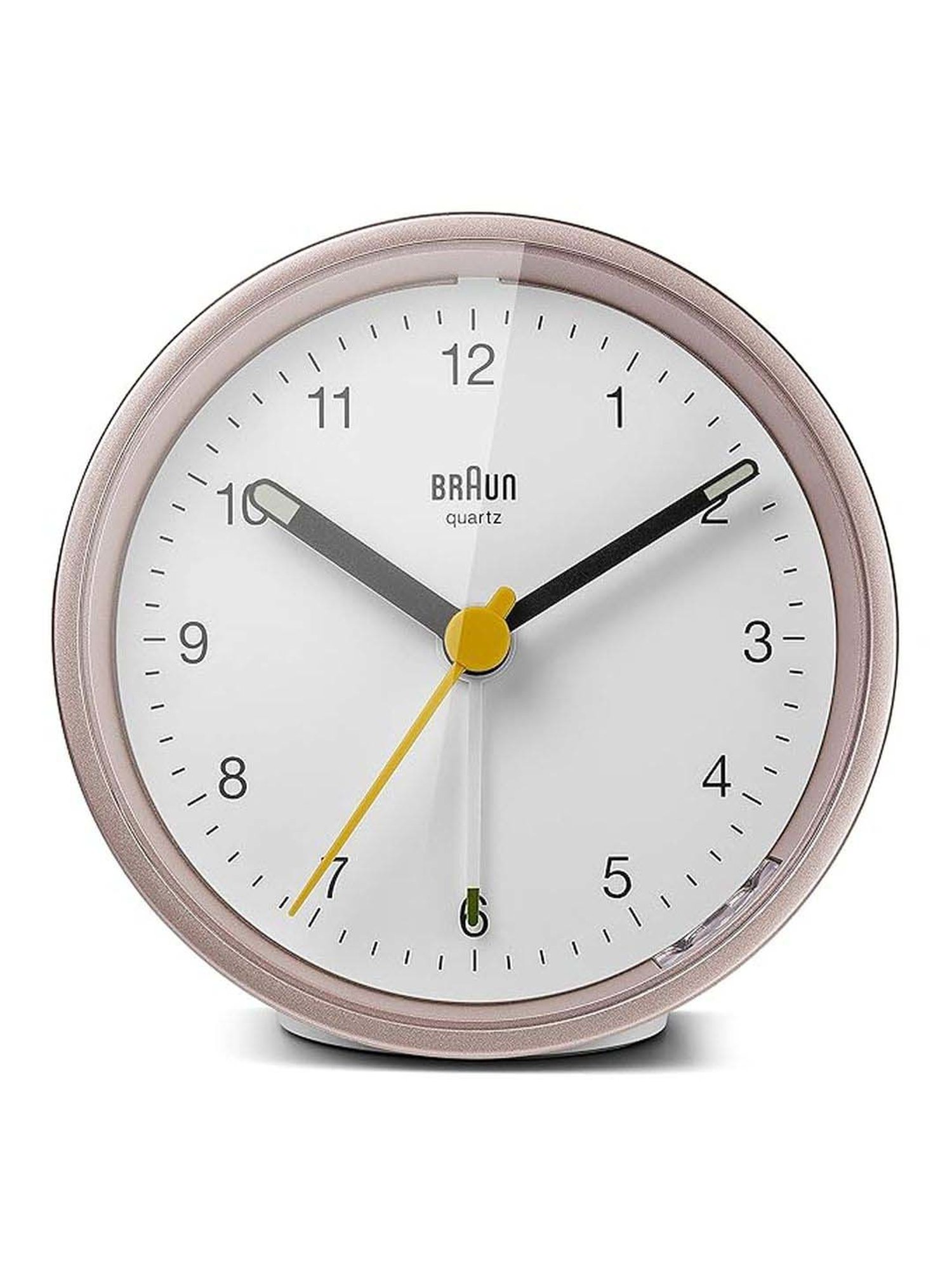 Braun White Classic Analog Alarm Clock