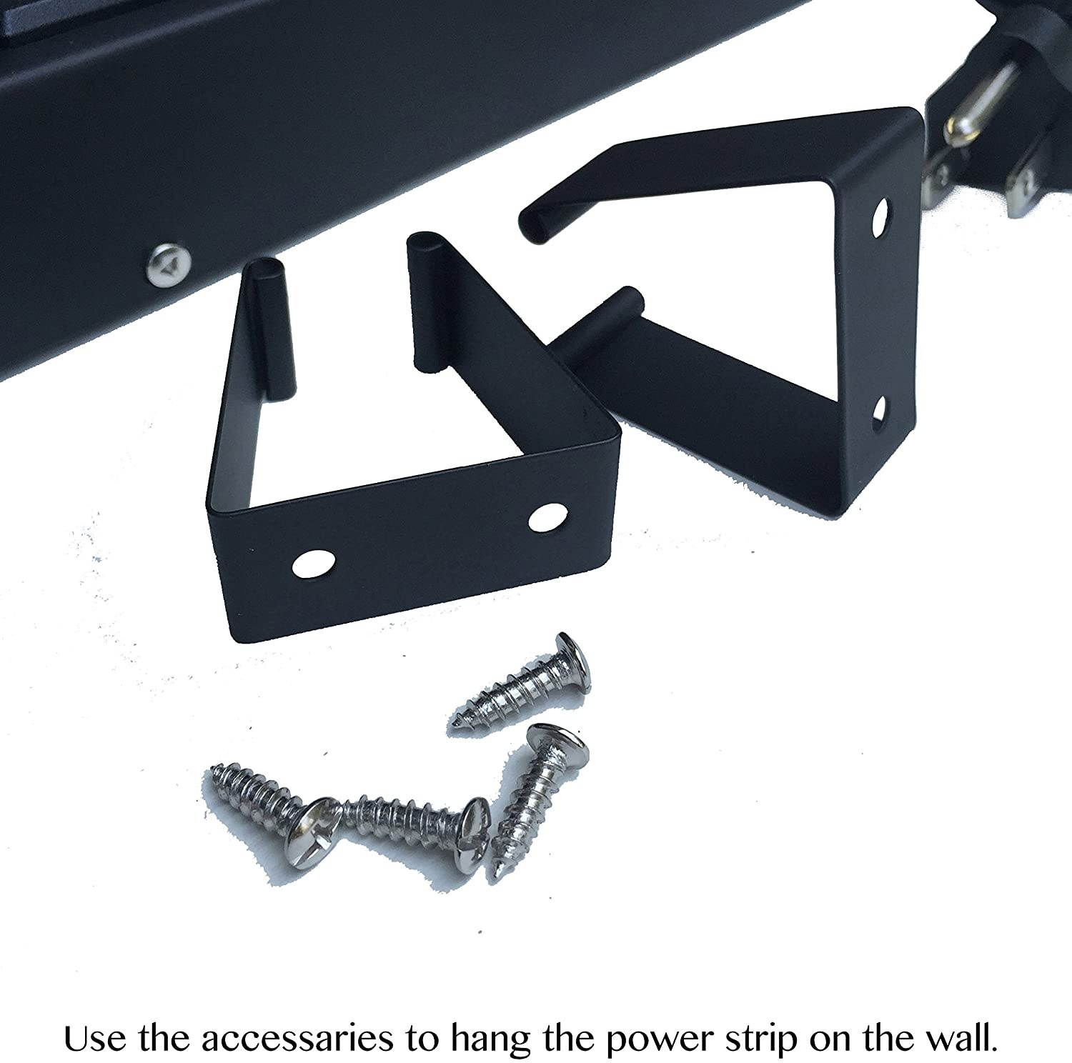 Opentron OT3093 Metal Surge Protector Power Strip Extension Cord 3 Feet 9 Outlet 3 Feet Power Cord