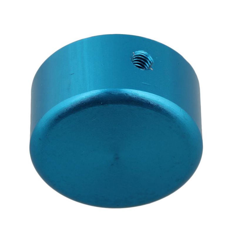 BQLZR Guitar Effects Accessories Stomp Switch Pedal Box Foot Metal Blue