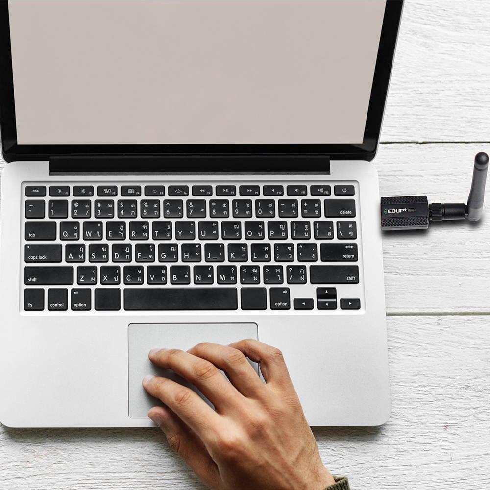 2 in 1 Bluetooth 4.2 + Dual Band 11AC 600Mbps High Speed Wireless USB Adapter WiFi Receiver