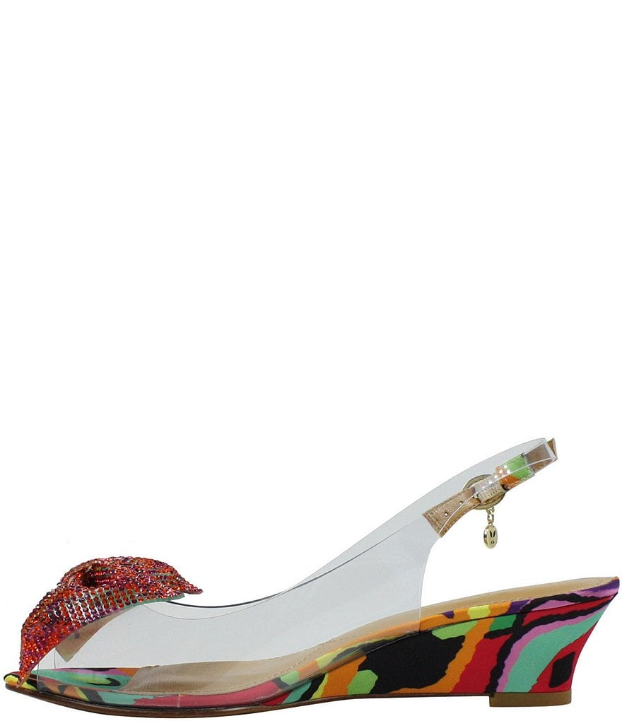 Trotters Kari Pearlized Leather Block-Heel Pumps