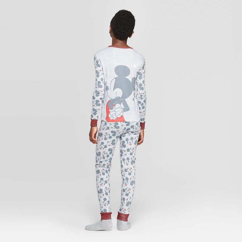 Boys' Mickey Mouse 2pc Pajama Set - Gray 4 - Disney Store