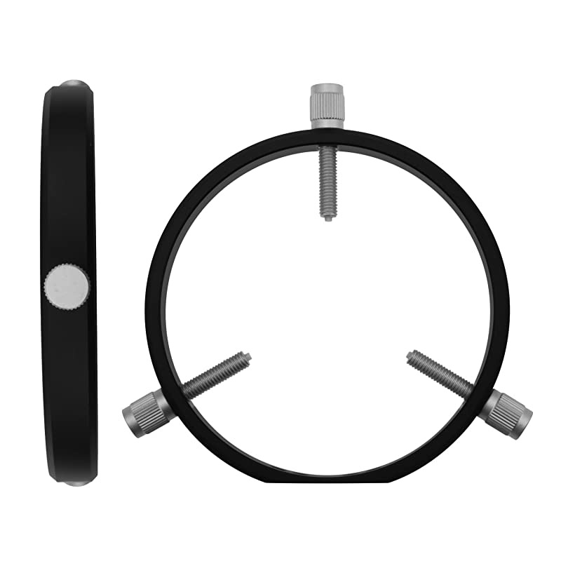 Adjustable Guiding Scope Rings 127 mm Inside Diameter (Pair) - for Telescope Tube Diameter or Finders 70 to 120mm