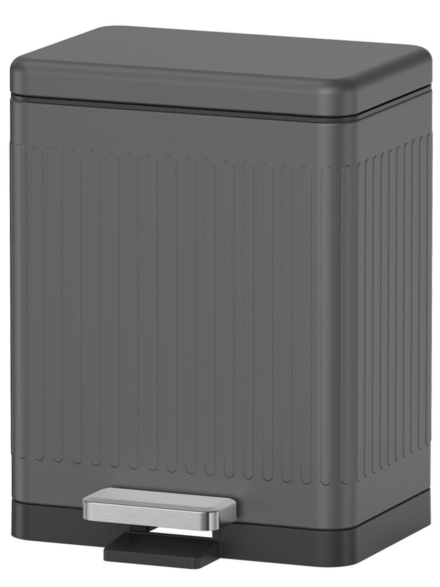 Freelance Grey Steel Set of 1 Dustbins