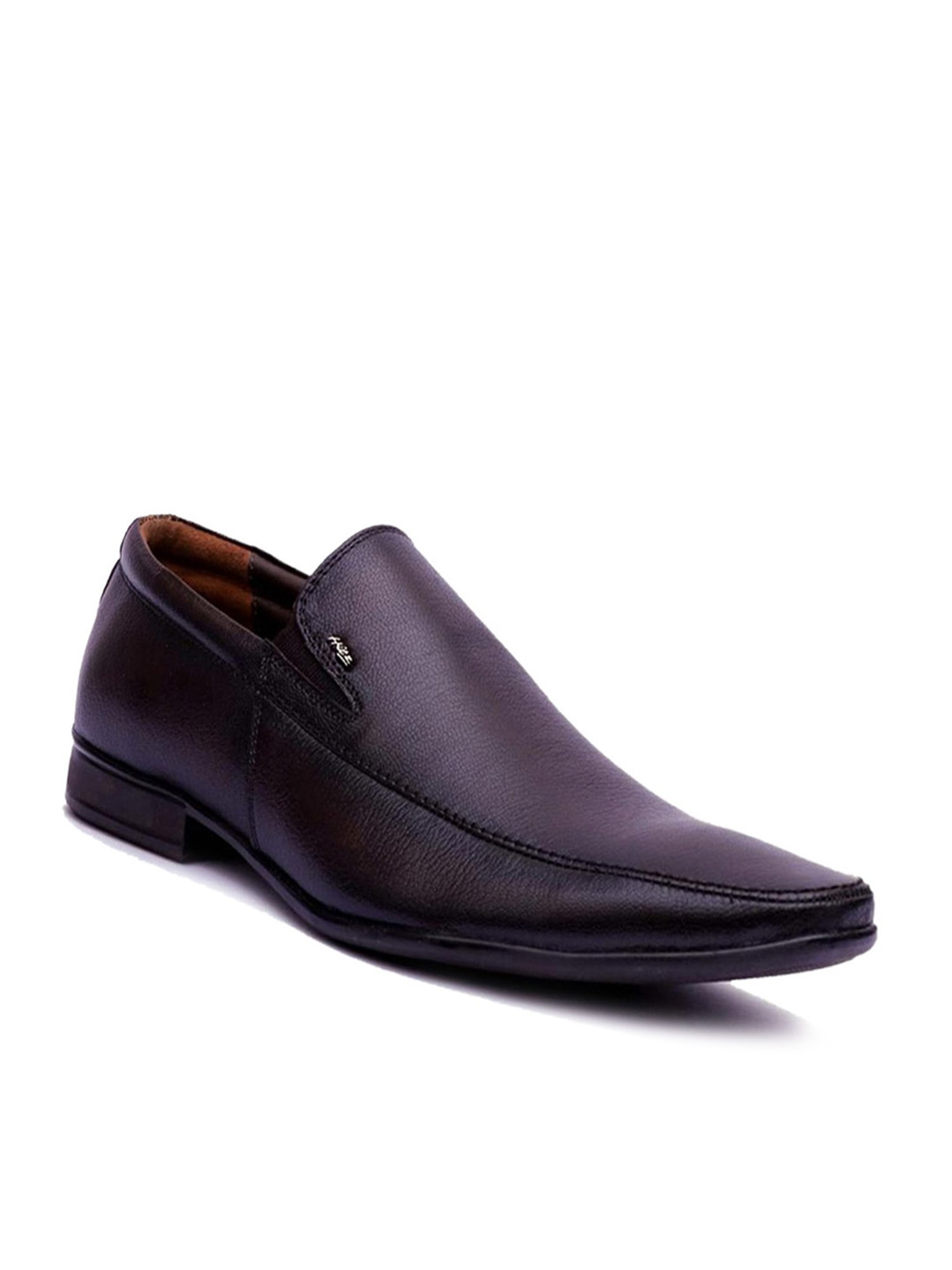Hitz Men's Brown Formal Slip-ons