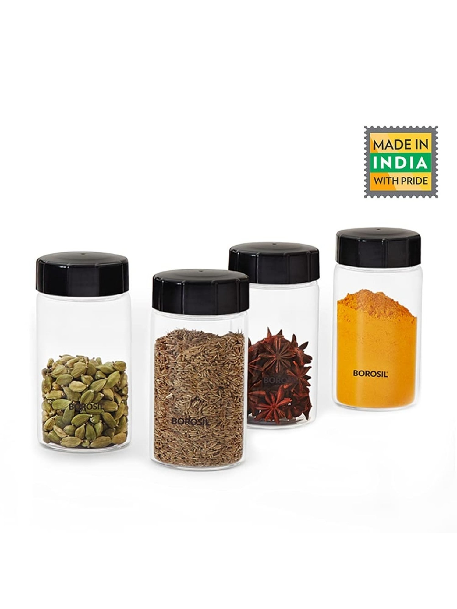 Borosil Transparent Glass Jar & Container (300ml)