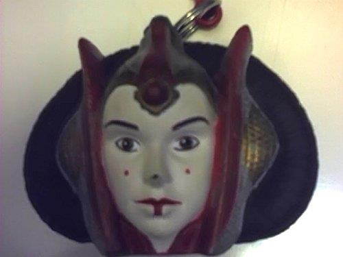 Star Wars E-1 TPM Queen Amidala Coin Holder Mini Clip on Keychain(applause 1999)