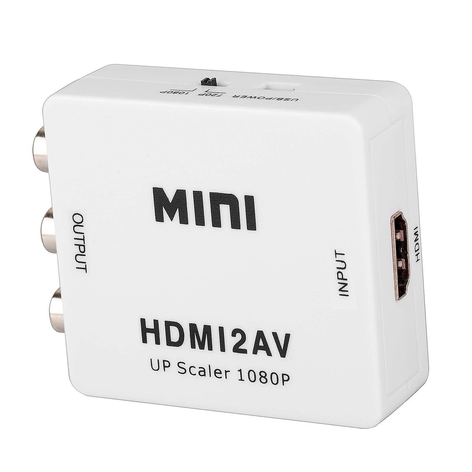 HDMI to RCA Converter Adapter HD 1080P AV Video Audio Composite Output