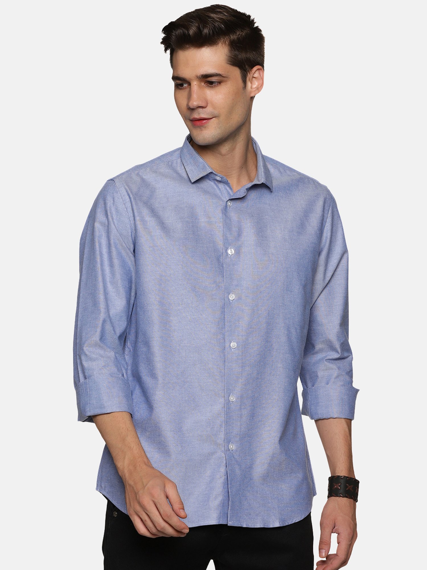Don Vino Blue Regular Fit Shirt